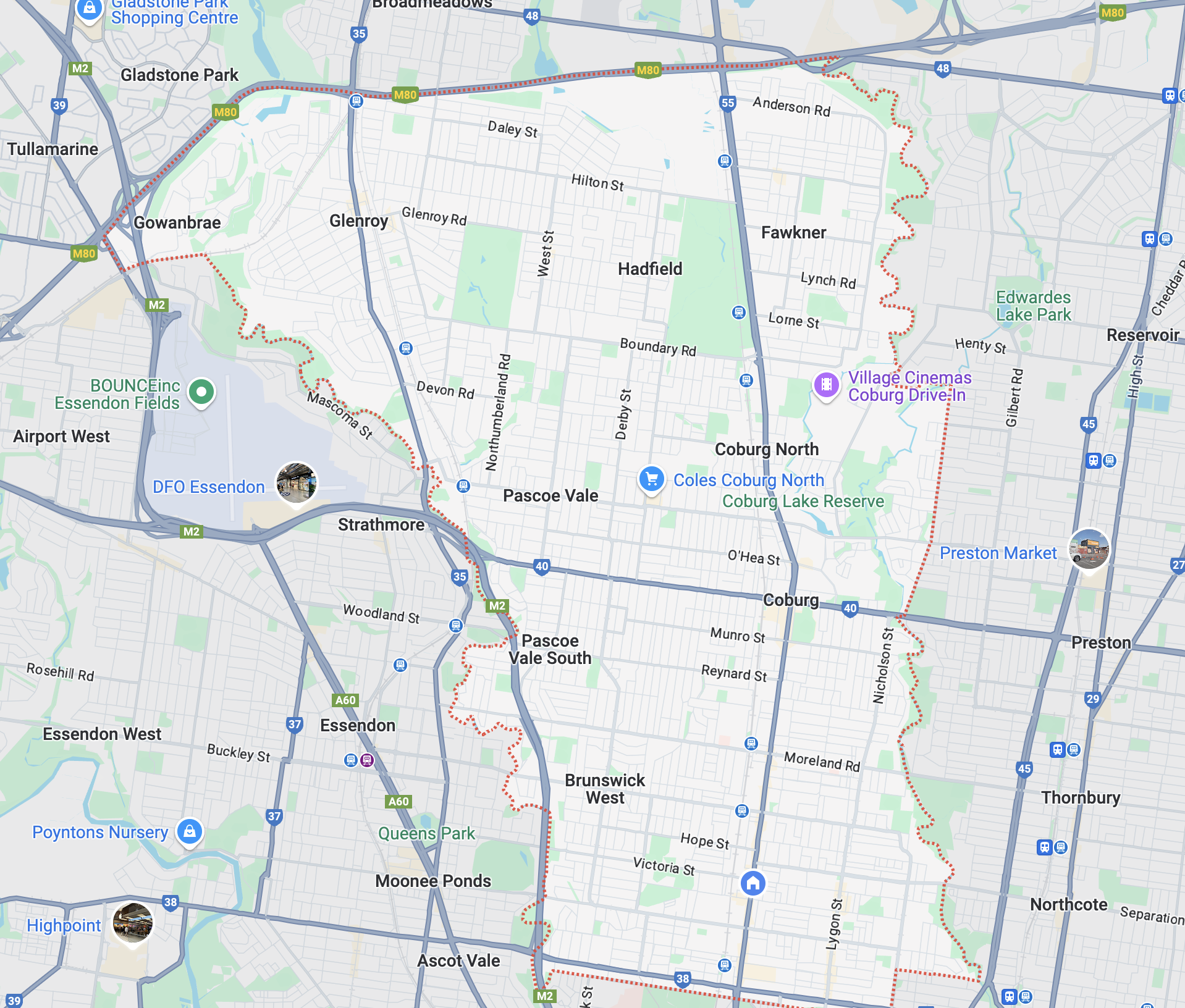 betiPT - Service Area Moreland